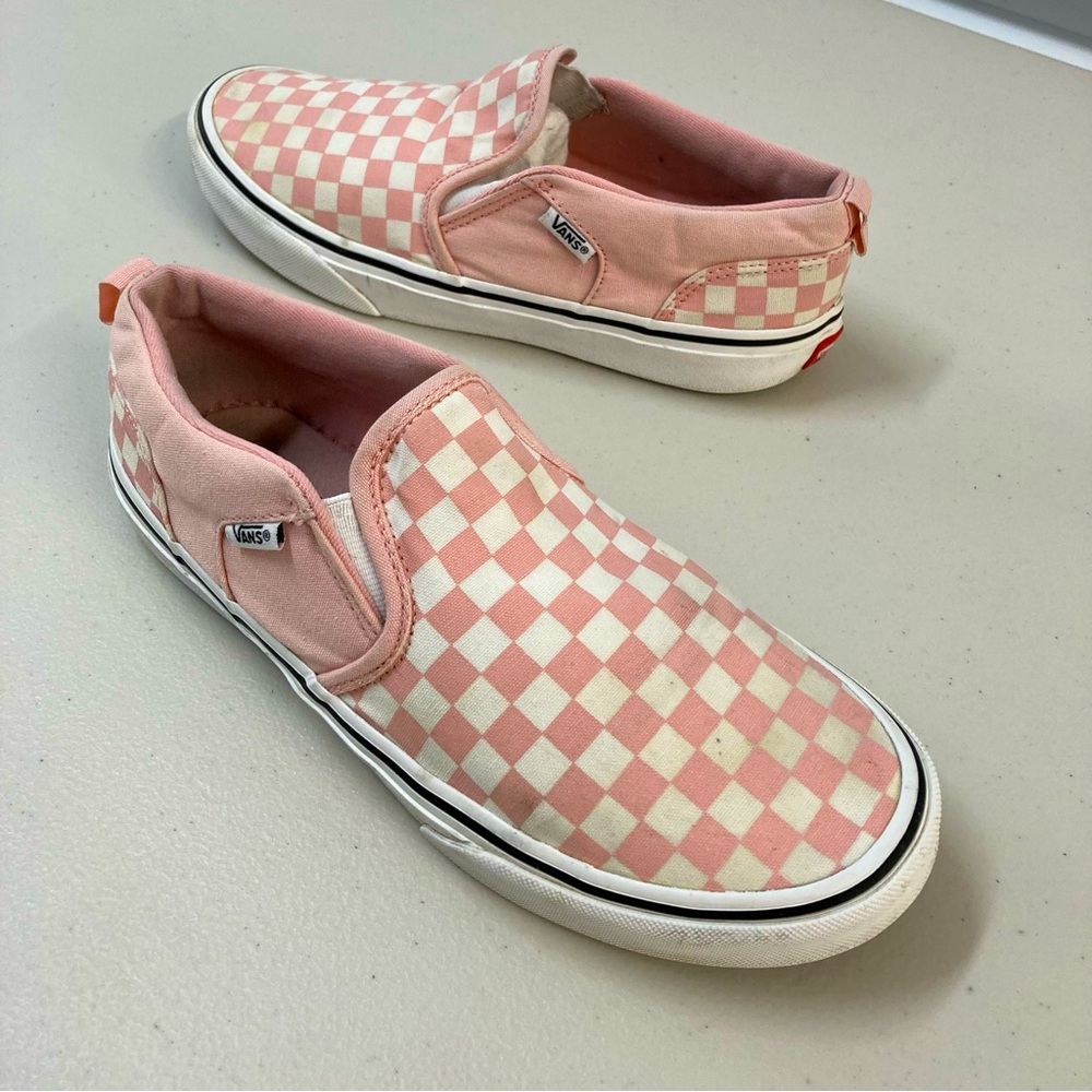 Vans Pink White Checkerboard Ultra-Cush